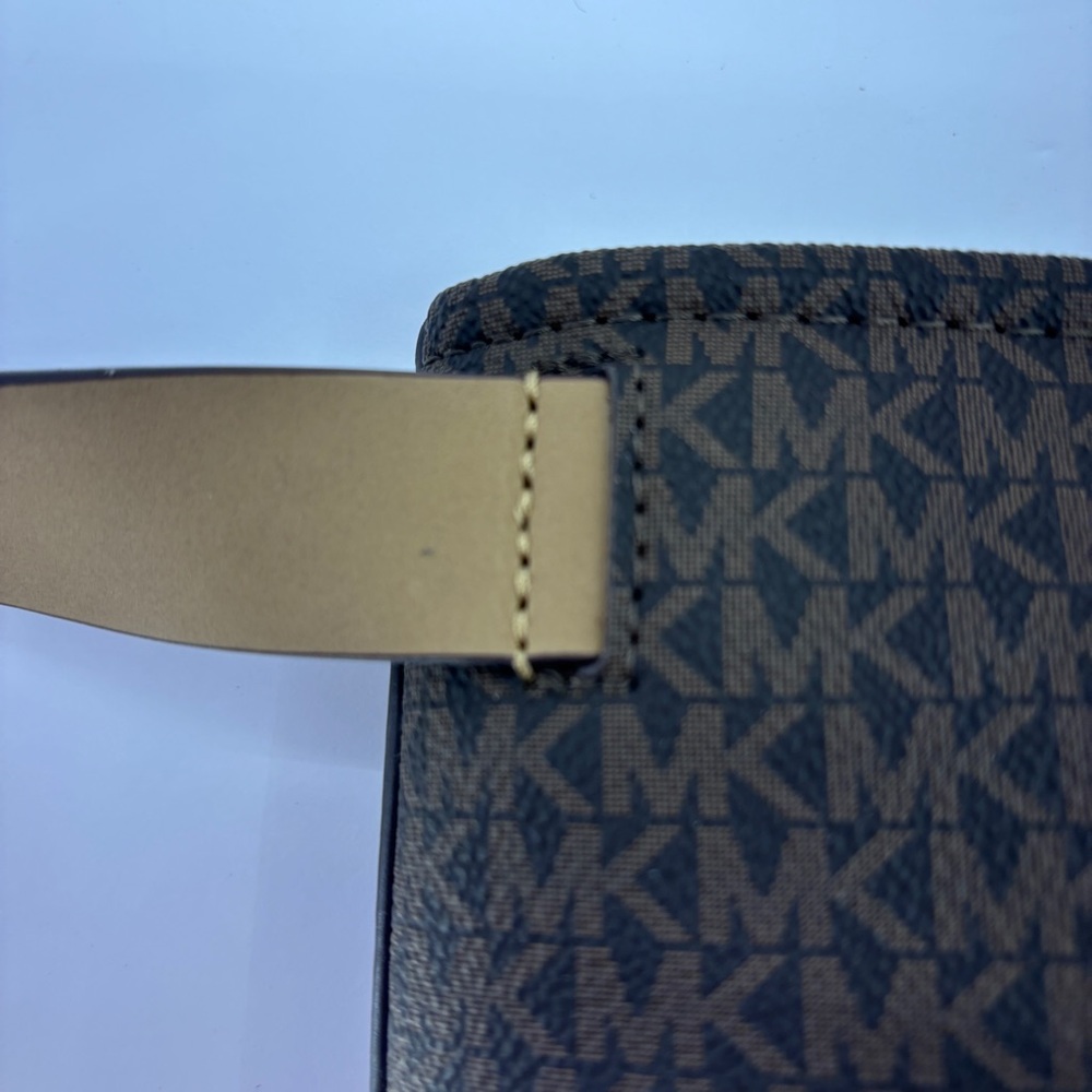 Michael Kors Chocolate Brown Logo Belt Bag Fanny Pack Brand New With Tags Womens - Picture 8 of 14